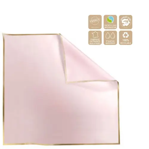Folie Blatt Cachotier rosa 70x70cm