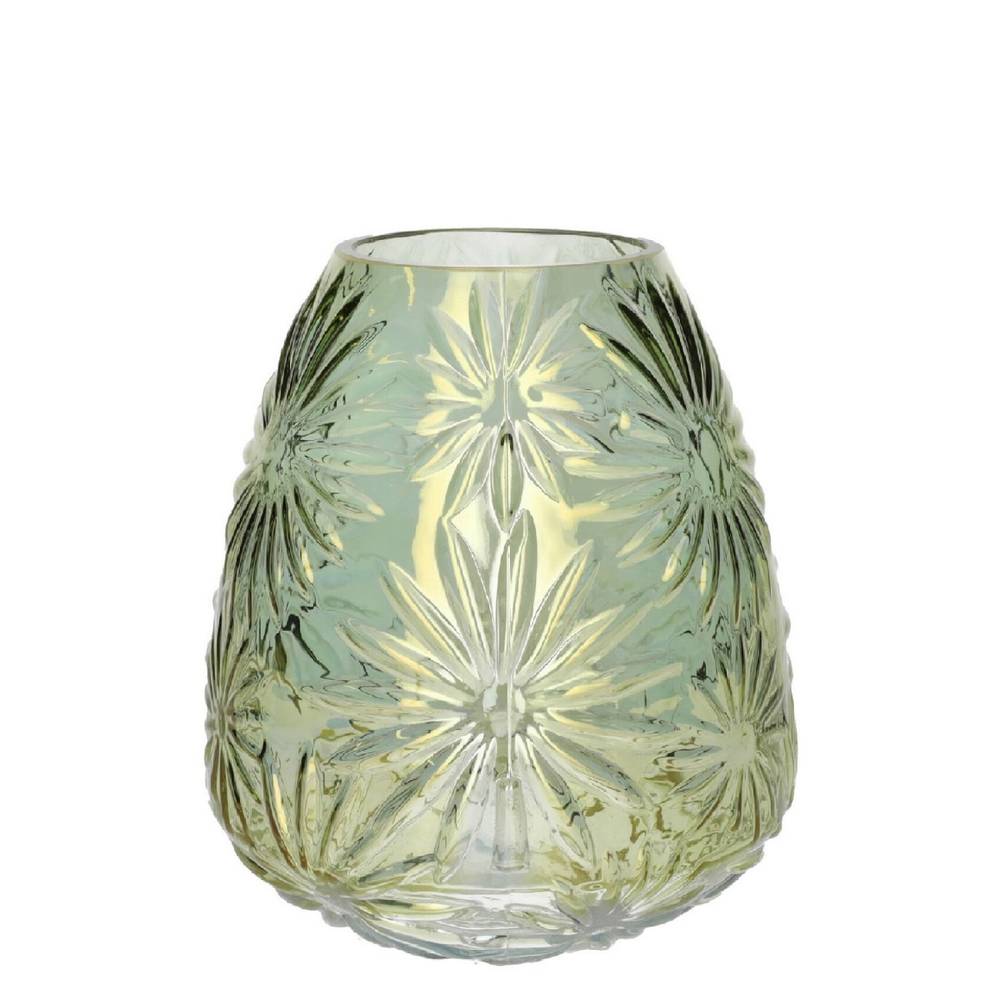 Glas Vase Sarina hell grün D20.5cm .5cm