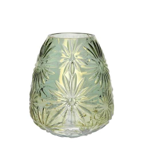 Glas Vase Sarina hell grün D20.5cm .5cm