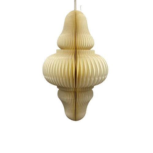 Faltbarer Hänger creme H33cm D20cm