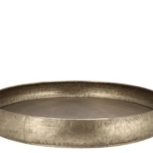 Metall Teller Kaya Edge gold 47x06cm