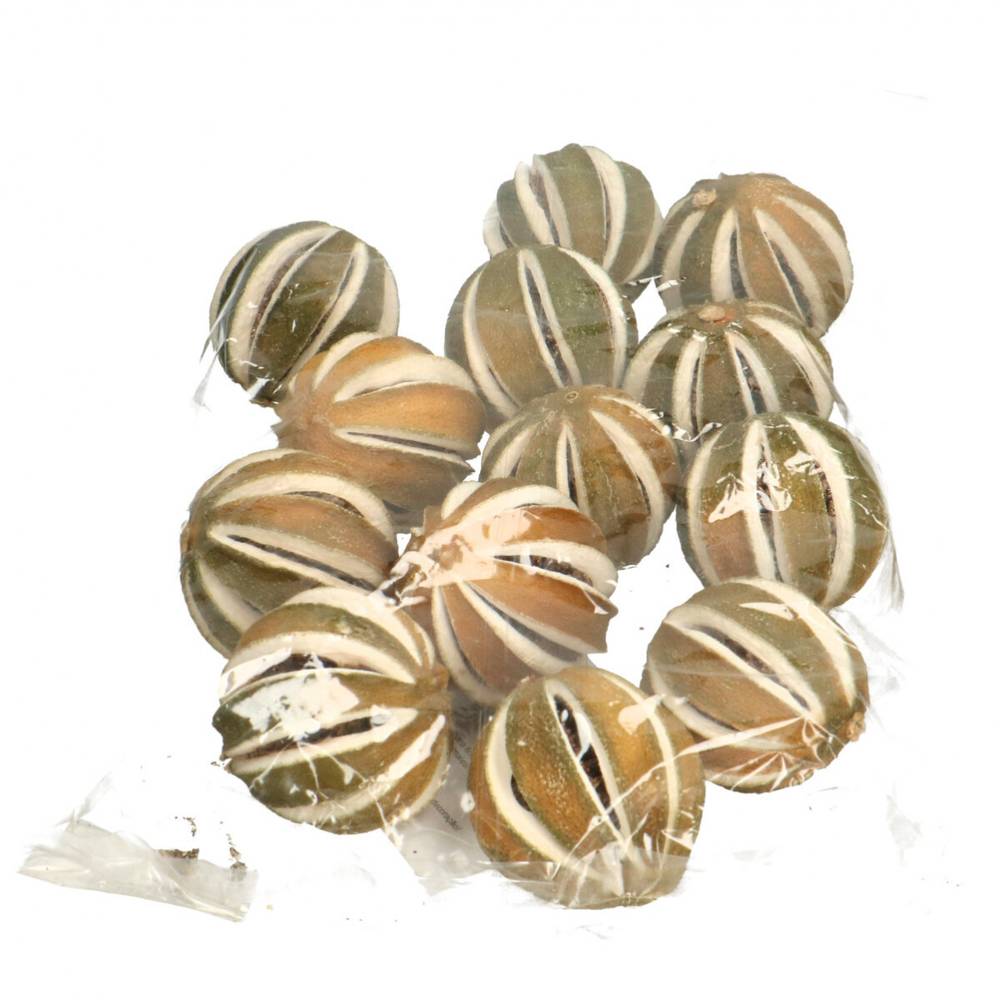 Trocken Apfelsinenfrüchte grün D04cm 250gr