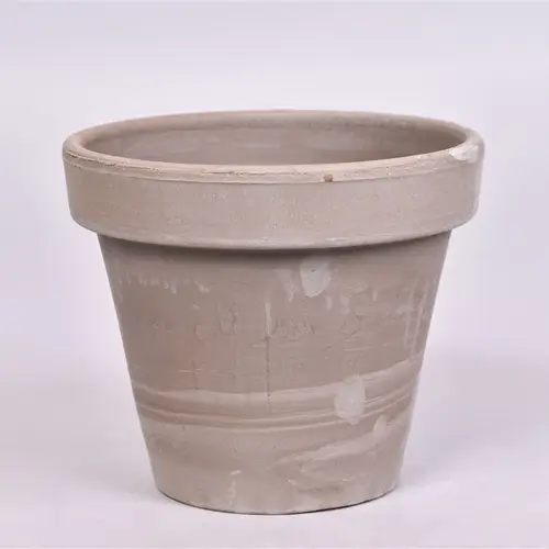Keramik Übertopf terra choco grau D14cm H12cm