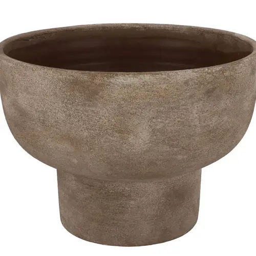 Keramik Übertopf Florenz bronze 30x30x23cm