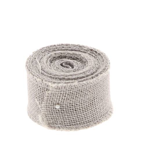 Band Jute grau 50mm 5m