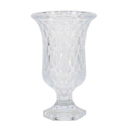 Glas Vase Urne D17.5cm H28cm