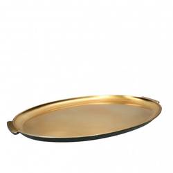 Melamine Schale gold 38x31x02cm