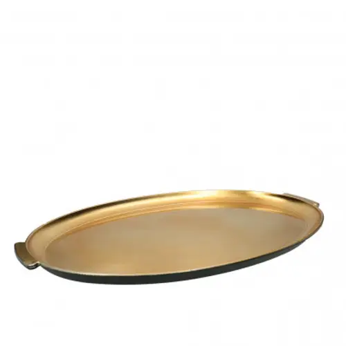 Melamine Schale gold 38x31x02cm