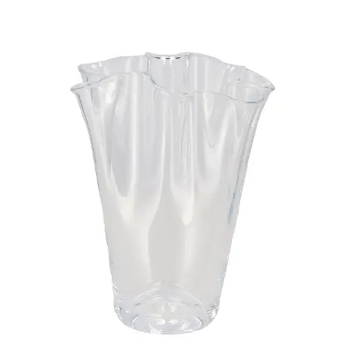 Glas Vase Fan D16cm H25cm