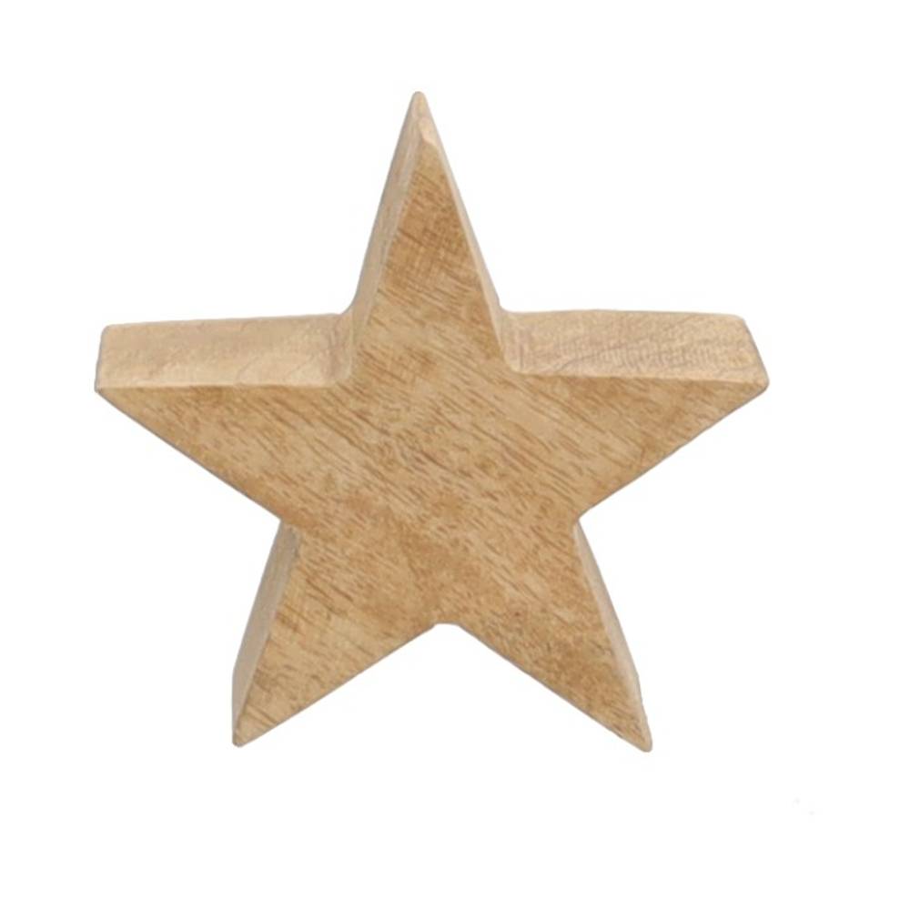 Weihnachtsstern Mango natur D10cm H10cm