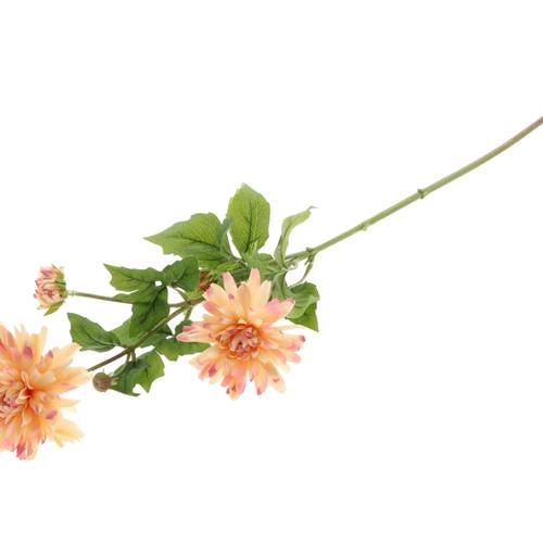 Seiden Dahlia lachs L85cm