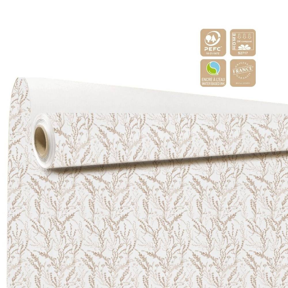 Papier Rolle 80cm 40m weiss Arborescence Clayrton