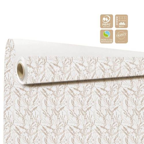 Papier Rolle 80cm 40m weiss Arborescence Clayrton
