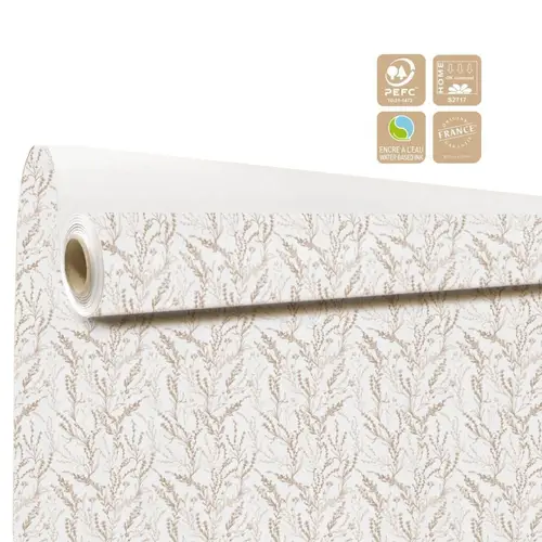 Papier Rolle 80cm 40m weiss Arborescence Clayrton