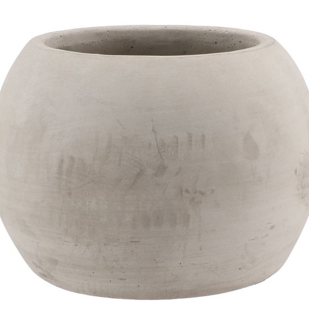 Beton Übertopf Sphere grau D20cm H16cm