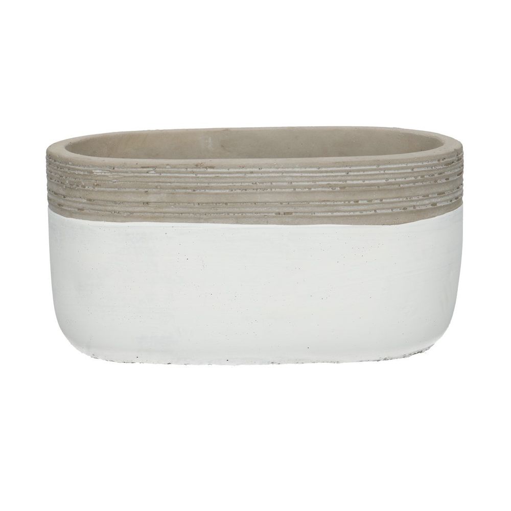 Keramik Schale Berlin weiss 18x10x09cm