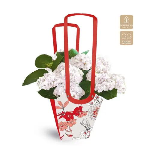 Tasche Birdy rot 17.5x11x20cm