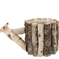 Birke Übertopf Giesskanne 15x15cm