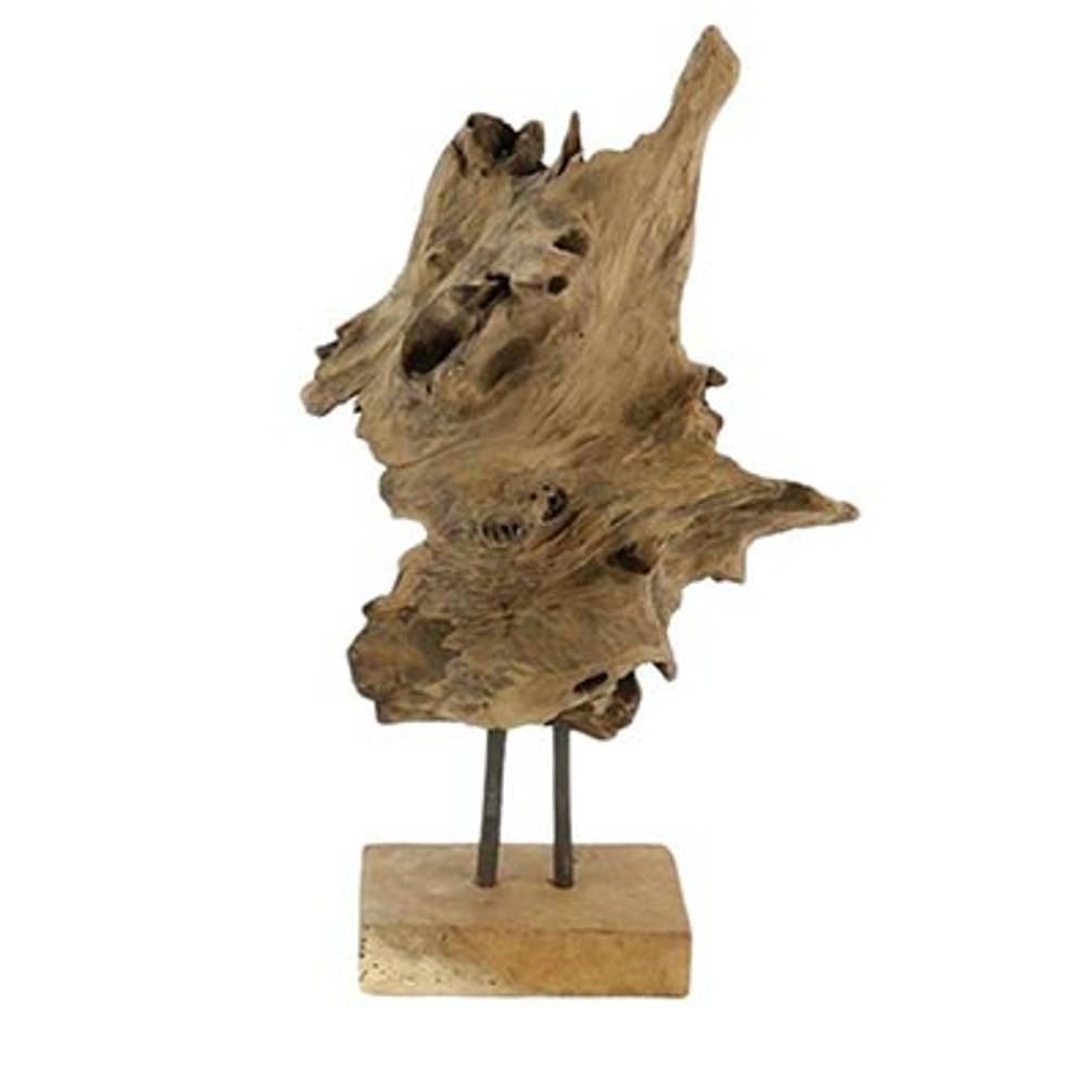 Teakholz Stamm natur D20cm H45cm