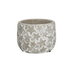 Keramik Beton Stern grau D12cm H09cm