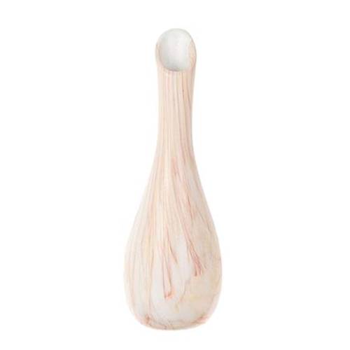 Keramik Vase Marmor lachs D07cm H21cm