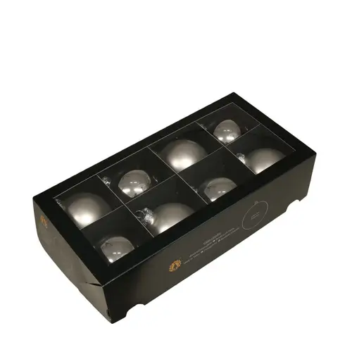 Kugel silber mix D08cm x8  