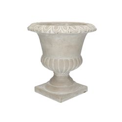 Keramik Übertopf Zelbio grau D23.5cm H24.5cm