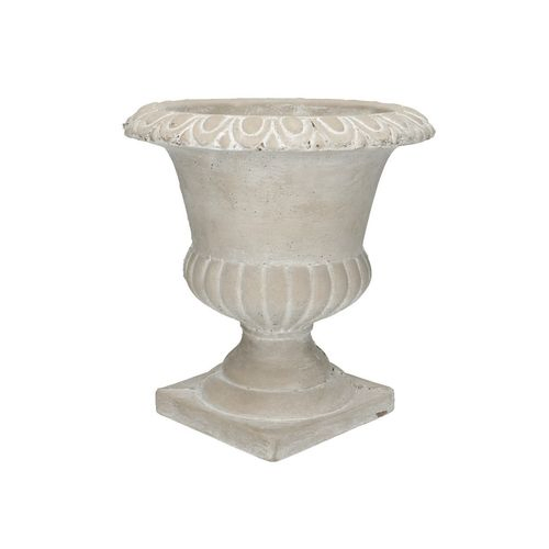 Keramik Übertopf Zelbio grau D23.5cm H24.5cm