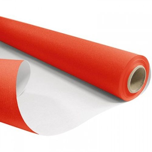 Papier Rolle 80cm weiss/rot 60gr 40m