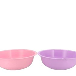 Zink Schale lila/rosa 30x9cm