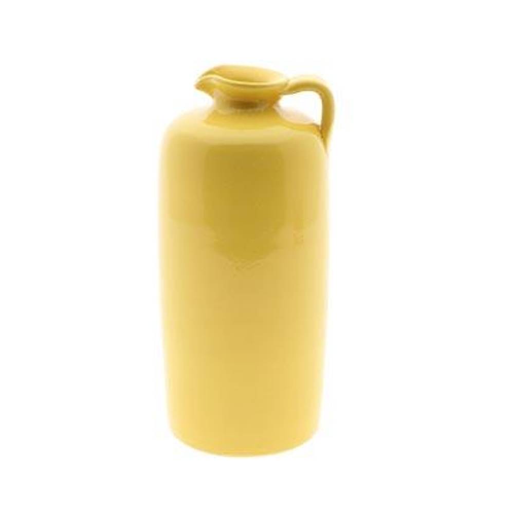 Keramik Vase Jarro gelb D14cm H31cm