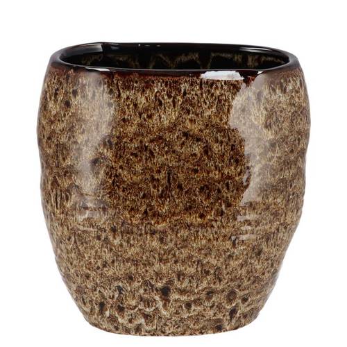 Keramik Vase Dana braun 26x18x27cm
