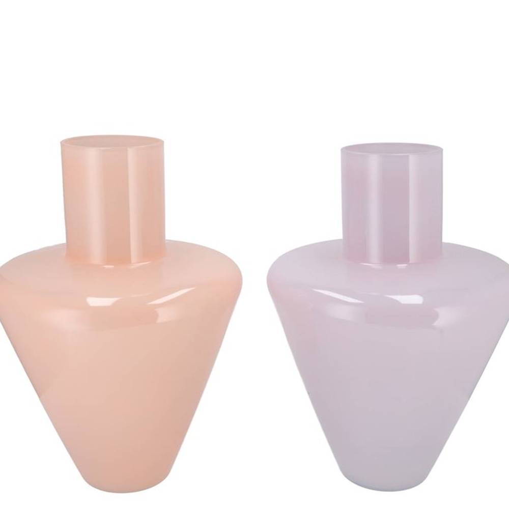 Glas Vase Beau rosa mix 22x22x30cm