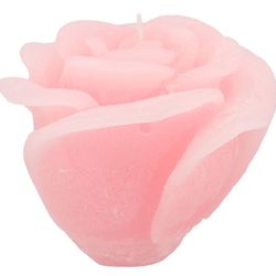 Kerze Rose hell rosa D14cm H12cm