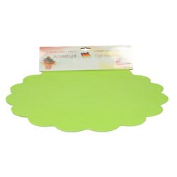 Dekostoff Blatt Blumella hellgrün D44cm x25