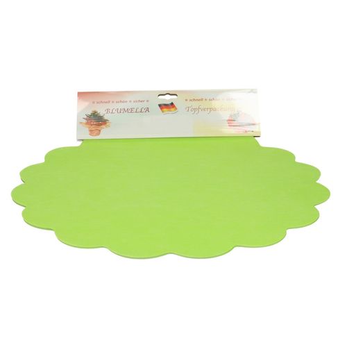 Dekostoff Blatt Blumella hellgrün D44cm x25