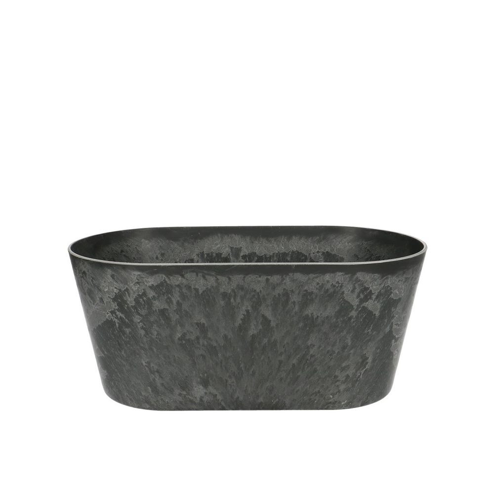 Melamine Schale oval grau 27x15x11cm