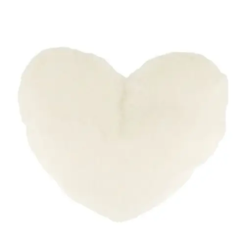 Kissen Herz creme 40x28x08cm