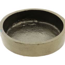 Kerzenhalter Metall antik gold D12cm H04cm