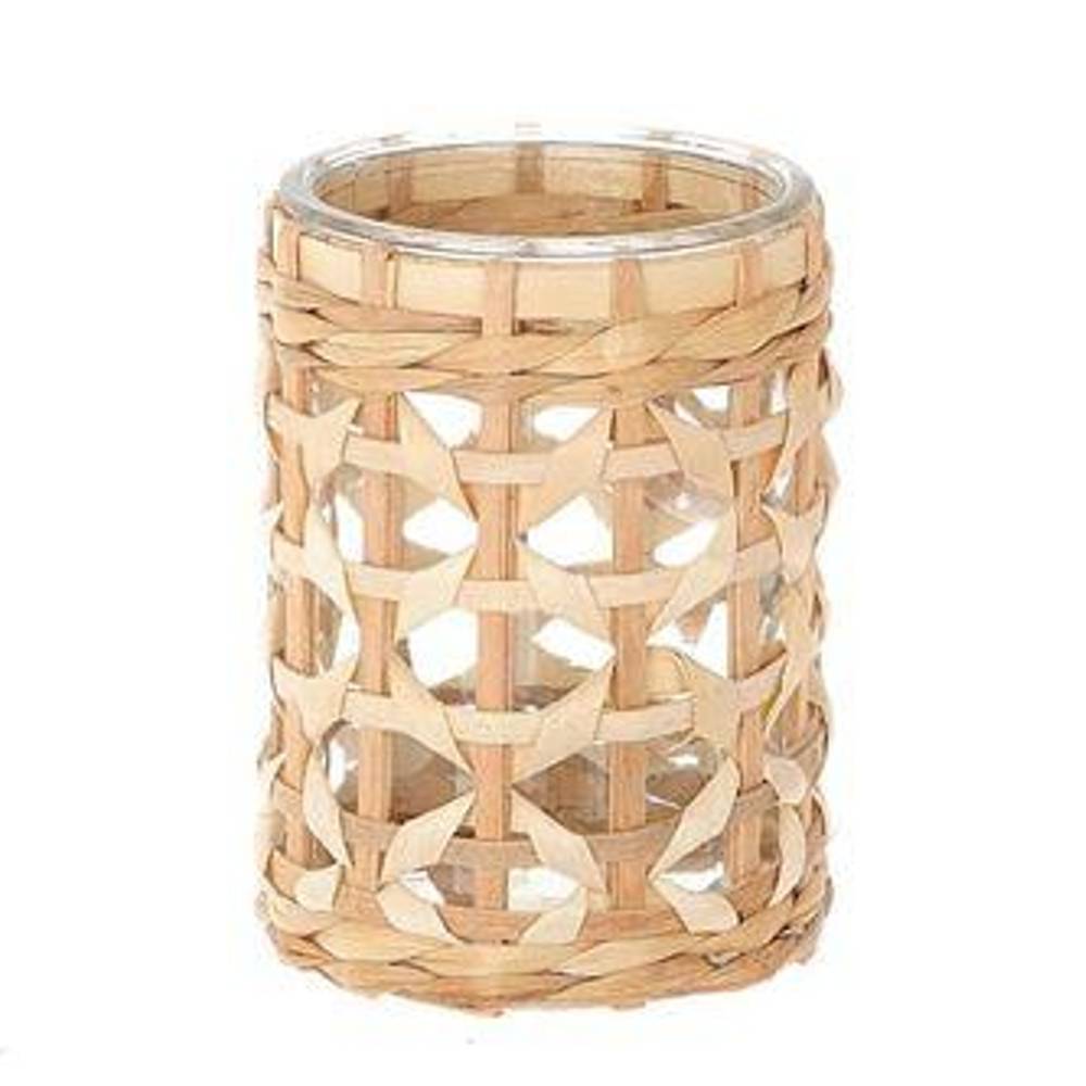 Glas Vase Wadai natur D11cm H15cm
