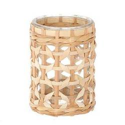 Glas Vase Wadai natur D11cm H15cm