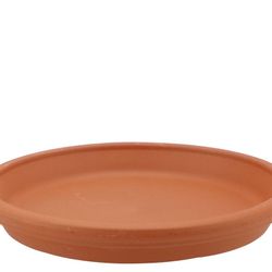 Keramik Tontopf Teller terra D23cm H3,5cm