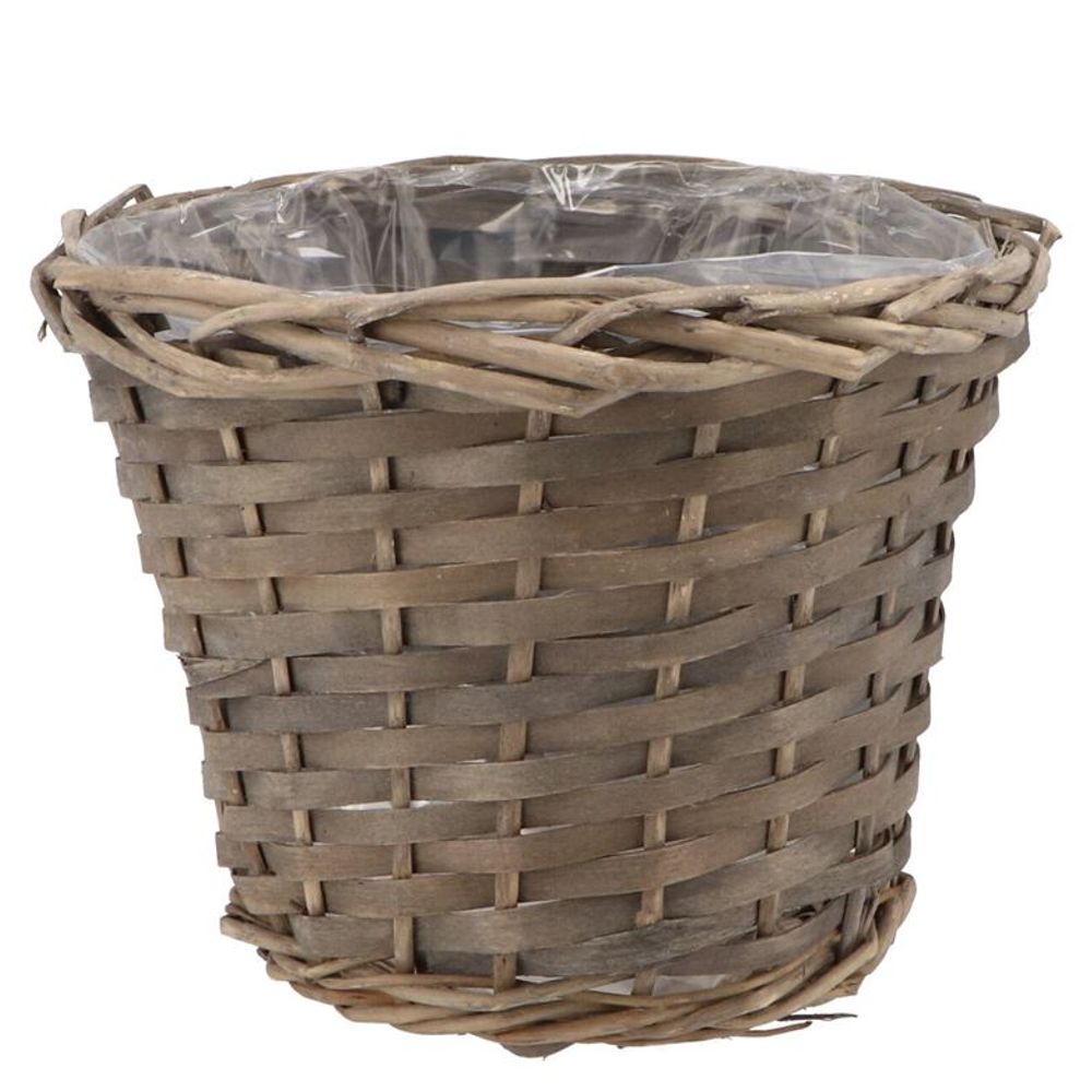 Korb Rund grau D22cm H18cm