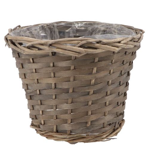 Korb Rund grau D22cm H18cm