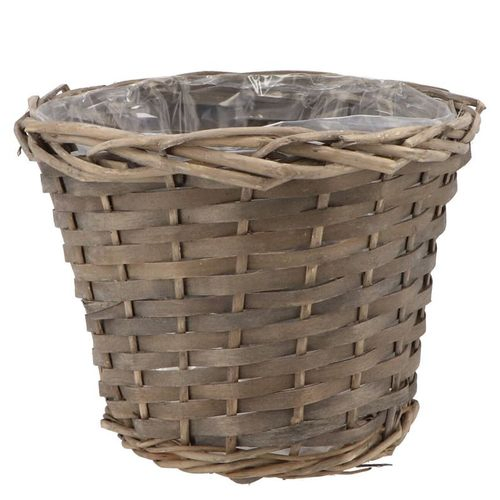Korb Rund grau D22cm H18cm