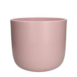 Keramik Übertopf Davina rosa D22cm H19.5cm