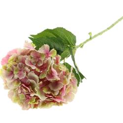 Seiden Hydrangea rosa L80cm D25cm