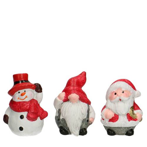 Deko Weihnachtsfigur mix 05x04.5x7cm