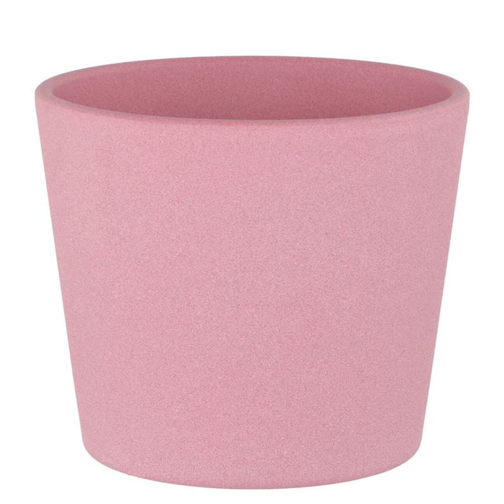 Keramik Orchidee Übertopf rosa D13 cm