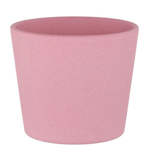 Keramik Orchidee Übertopf rosa D13 cm